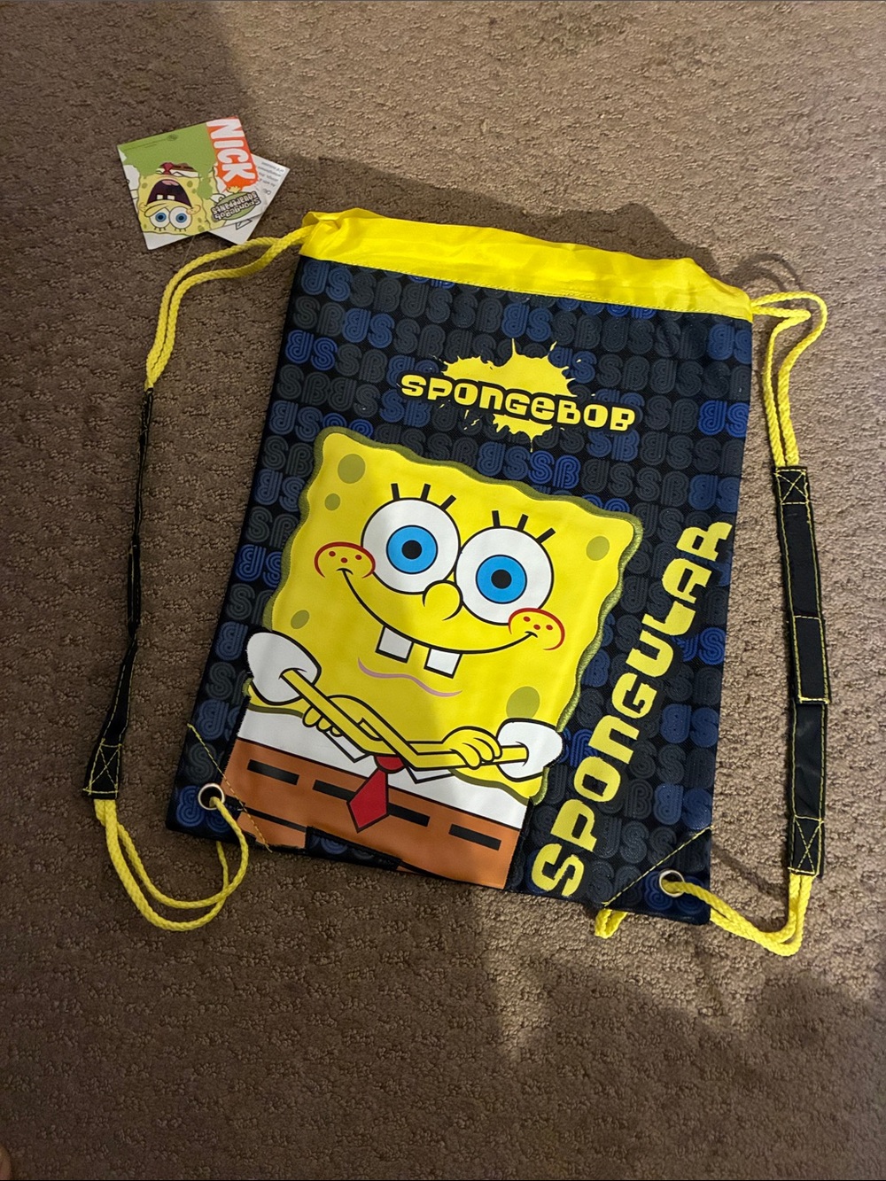 SpongeBob string backpack